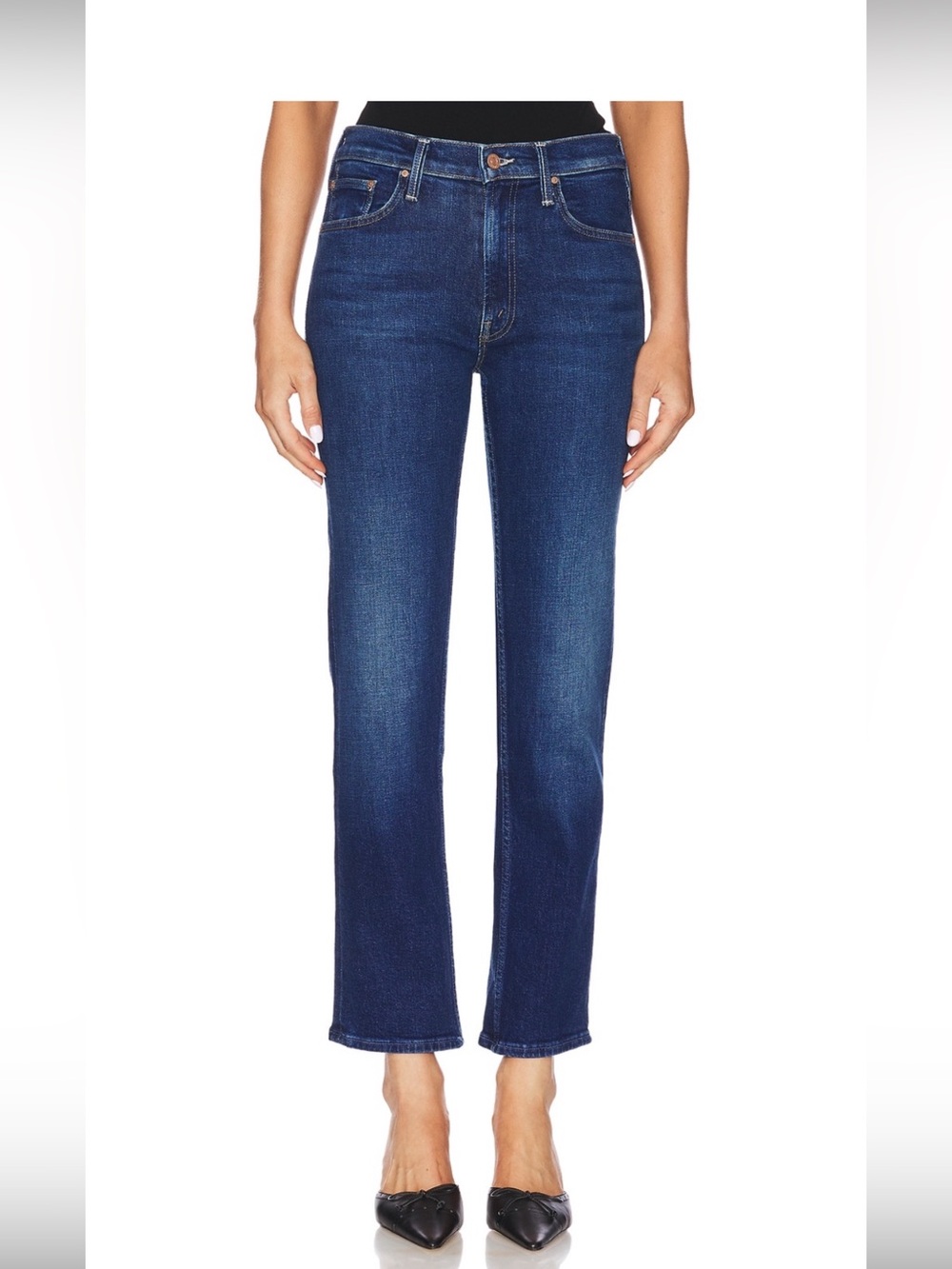 MOTHER THE MID RISE RIDER
FLOOD JEANS - Picture 3 of 7